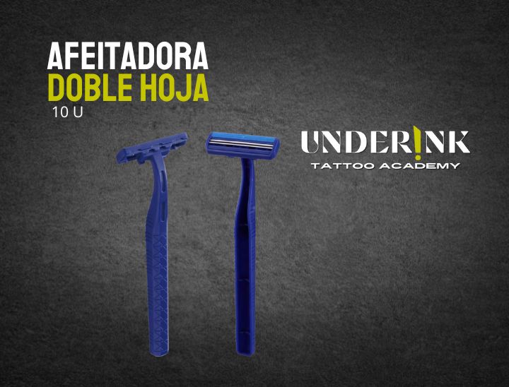 Afeitadoras Descartables – Doble Hoja x10 unidades | Underinkacademy