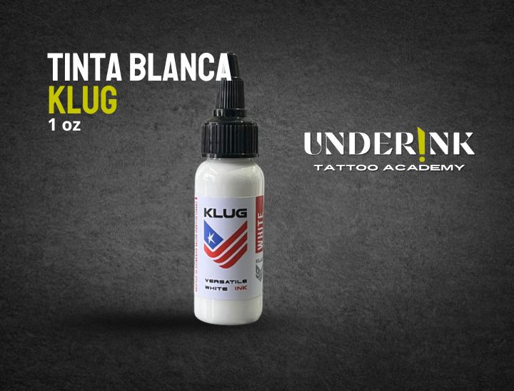 Tinta Elephant Klug White V3 – 1 oz (Blanco) | Underinkacademy