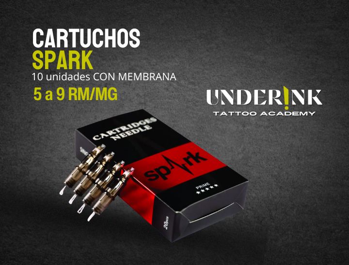 Cartuchos SPARK 5 a 9 RM / MG – Caja x10 unidades | Underinkacademy