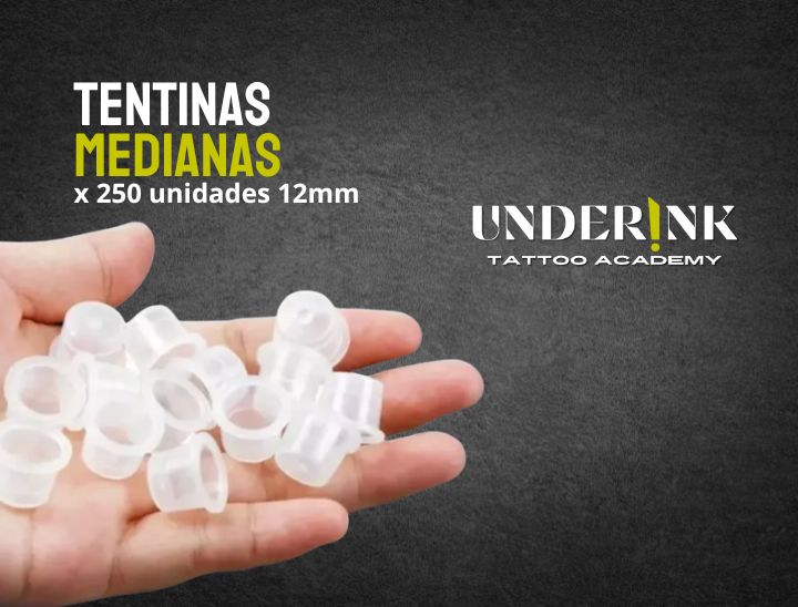 Tetinas medianas 12mm 250UNIDADES | Underinkacademy