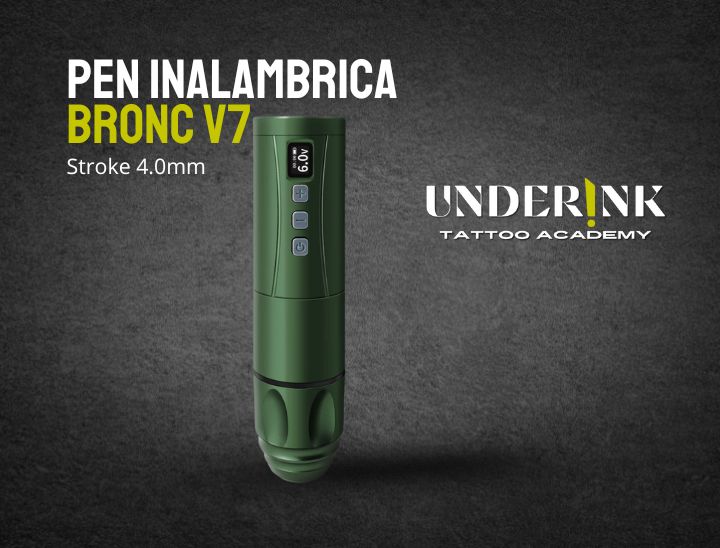 Pen Inalámbrica BRONC V7 Wireless – Stroke 4 mm | Underinkacademy