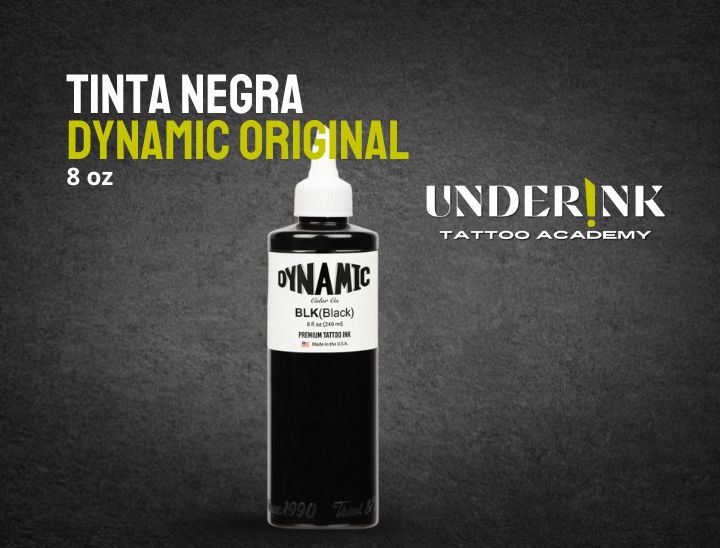 Tinta Dynamic Black Original – 8 oz | Underinkacademy