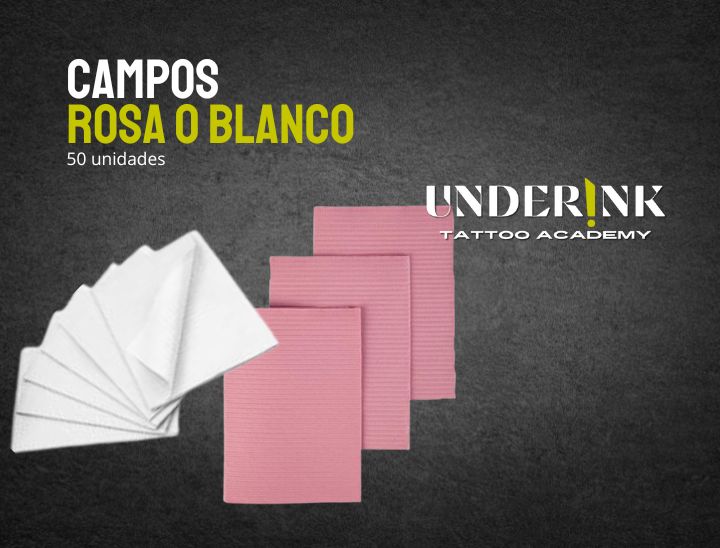 Campos Quirúrgicos (Compresas) – Rosa o Blanco x50 unidades | Underinkacademy
