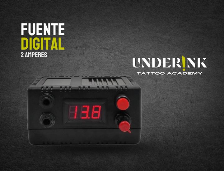 Fuente Eco 2amp. con Lector Digital | Underinkacademy