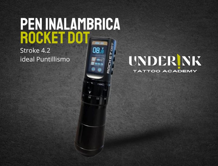 Pen Inalámbrica ROCKET DOT inalámbrica – Stroke 4.2 mm | Underinkacademy