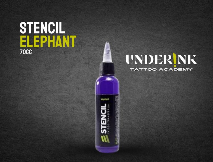 Stencil elephant GEL 70c | Underinkacademy