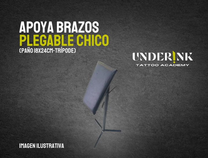 APOYABRAZOS  PLEGABLE CHICO (paño 18x24cm-trípode) | Underinkacademy