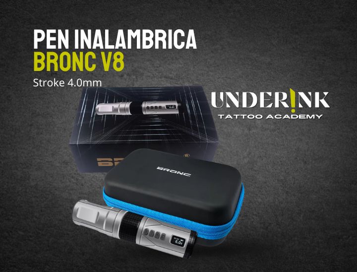 Pen inalámbrica BRONC V8 Wireless – Stroke 4 mm | Underinkacademy