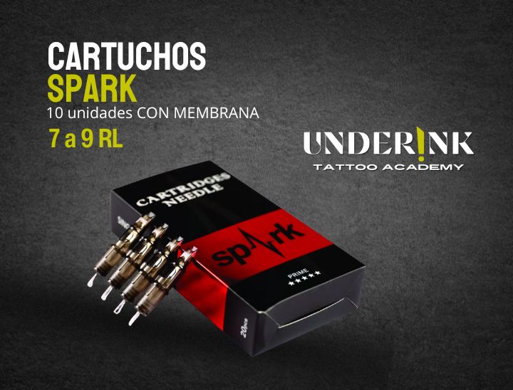 Cartuchos SPARK RL (7 a 9) – Caja x10 unidades | Underinkacademy