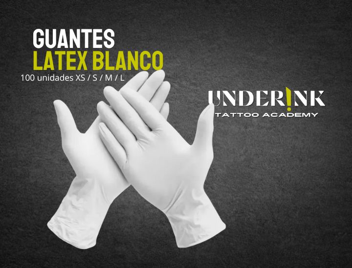 Guantes latex  S/M/L/XL x 100U | Underinkacademy